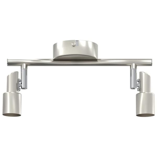 Takplafond 2-vägs justerbar borstad nickel GU10