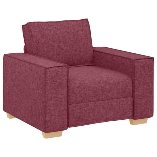 Vinsjö Soffa Fauteuil Röd 60 cm Tyg