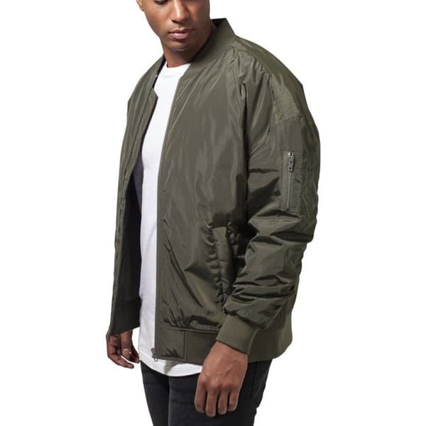 Överdimensionerad bomberjacka - URBAN CLASSICS - Herr - Svart - 100% Polyester