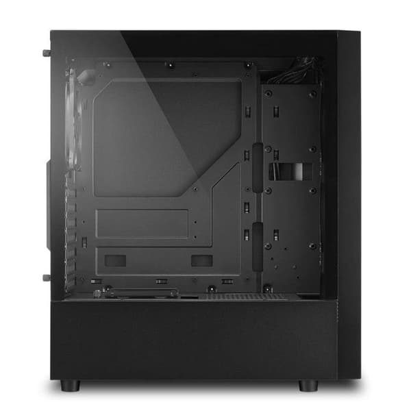 PC-chassi - SHARKOON - RVB Slider - Midi ATX - Härdat glas - LED RVB med manuell kontroll