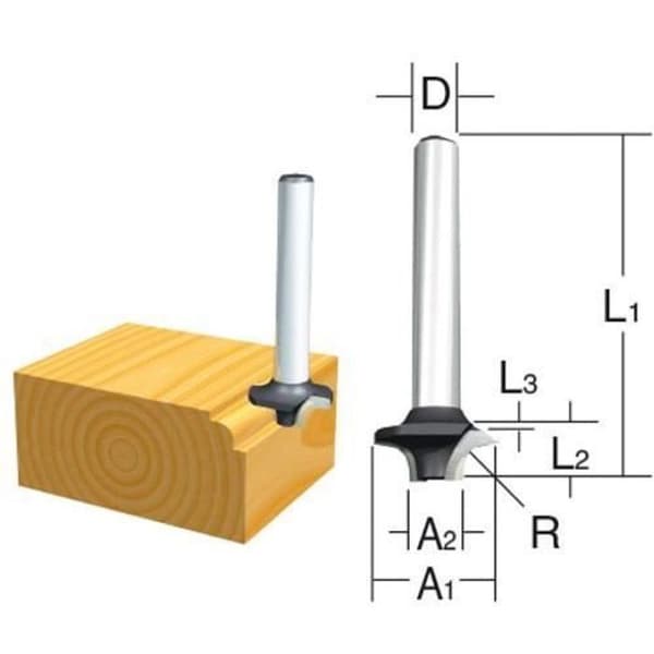 Makita Fräs för profiler - D-09444