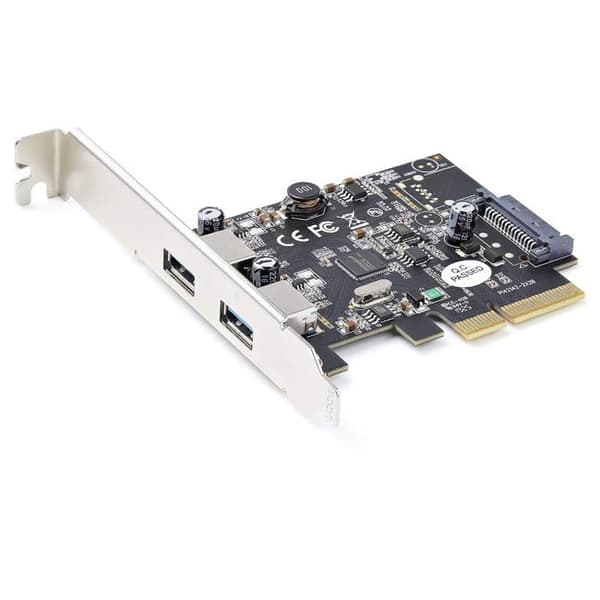 PCI-kort - STARTECH - PEXUSB312A3 - USB 3.2 - SATA-kontroller - Kompatibel med Windows/Linux