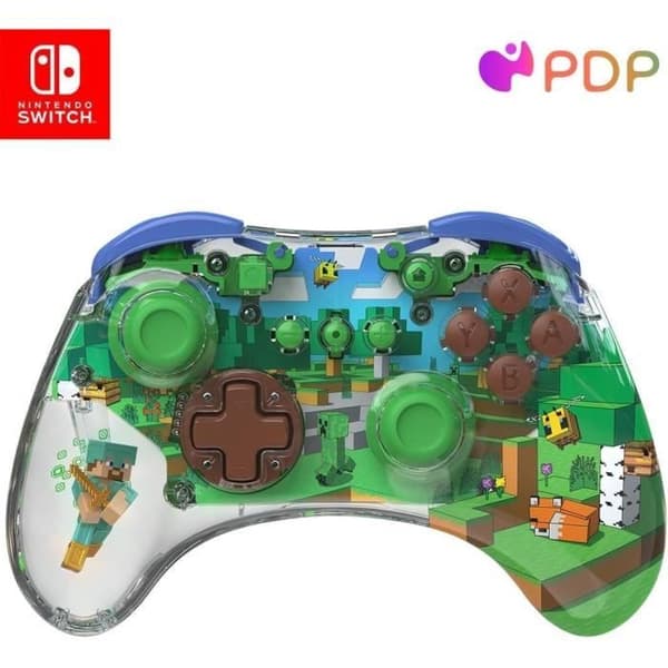 Realmz Wireless Controller Ns Steve Minecraft-Tillbehör-SWITCH