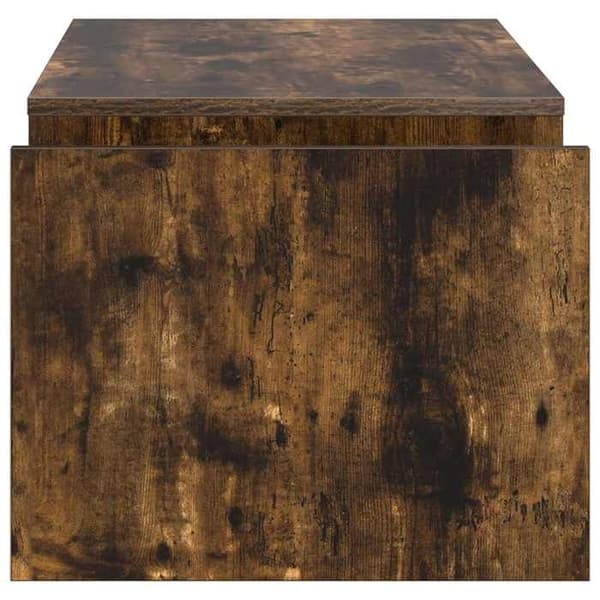 Soffbord - VIDAXL - 90 x 45 x 35 cm - Rökek - Ingenjörsträ - Rektangulär
