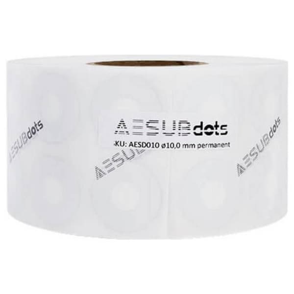 Aesub Markör 3D AESUBdots retro permanent Ø 6 mm / 3000 mål AESD106