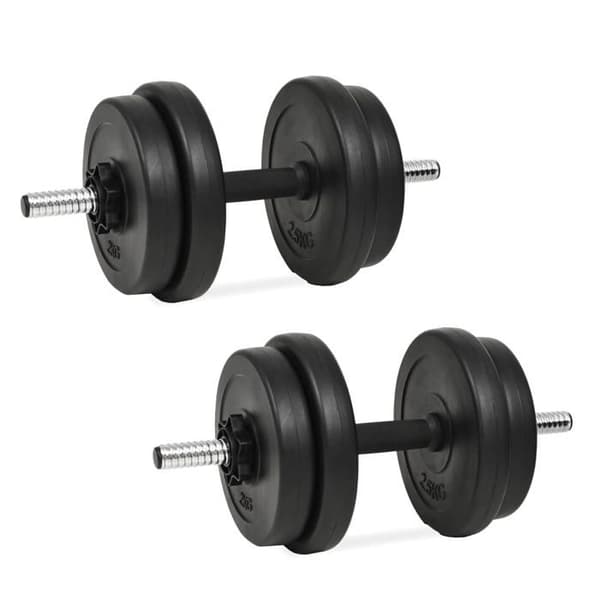 vidaXL Hantelset 14 st 20 kg