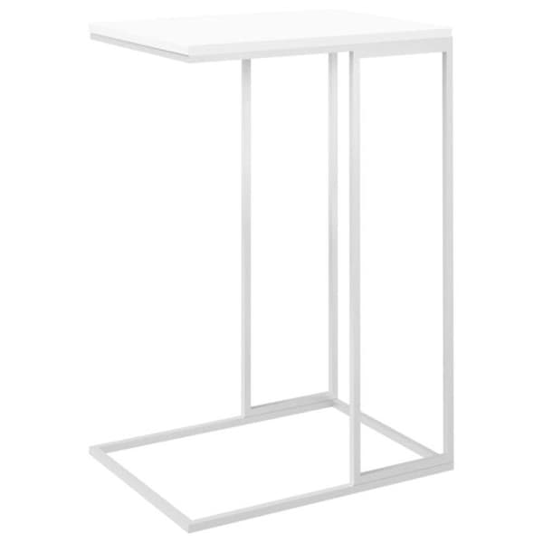 vidaXL Sidobord Vit 40x30x59 cm Konstruerat trä