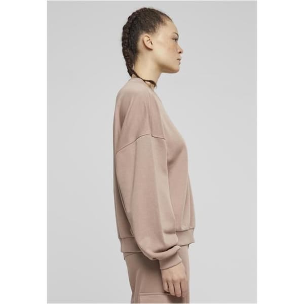 Oversize rundhalsad tröja för kvinnor Urban Classics Light Terry