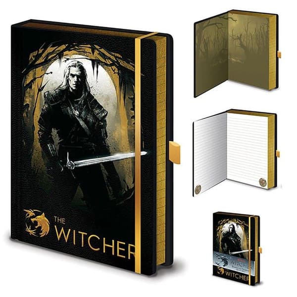 Cahier - PYRAMID - The Witcher (Design 2) - A5 (14,8x21 cm) - Svart - Premium