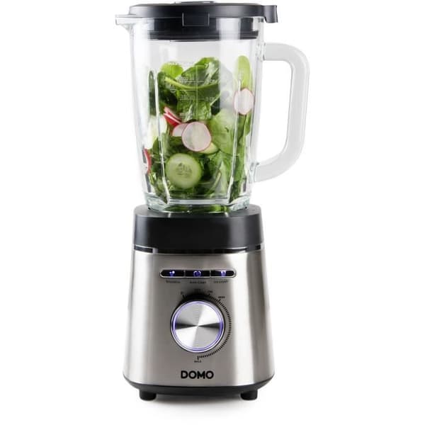 Blender - DOMO - DO740BL - Hög hastighet - 1400 W - 1,75 L - Grå