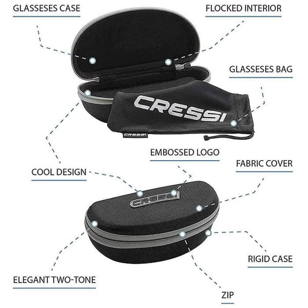 Solglasögon - Cressi - Ninja - Polariserad - Anti UV - Wraparound