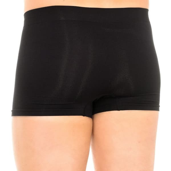 Set med 2 boxers Unno Basic utan sömmar D05HH för män - Svart - Blå