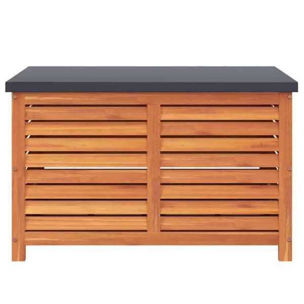 Förvaringslåda för trädgård 90x48x55 cm eukalyptus trä