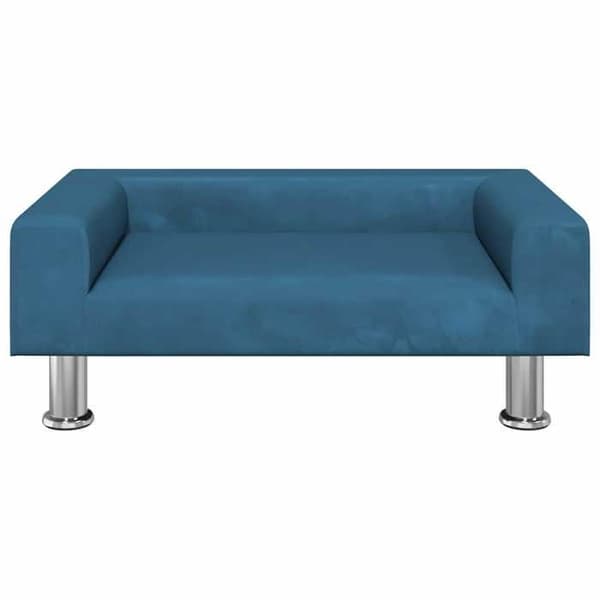 vidaXL Barnsoffa blå 70x45x26,5 cm sammet, mini soffa, mini soffa-stol, mini soffa för barn, soffa av 3196329