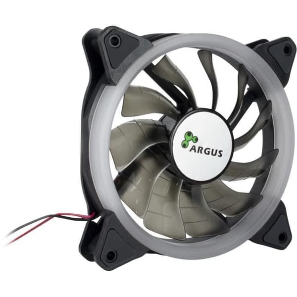 Fläkt för PC-chassi - INTER-TECH - Argus RS-051 - 12 cm - RGB - 900 varv/min