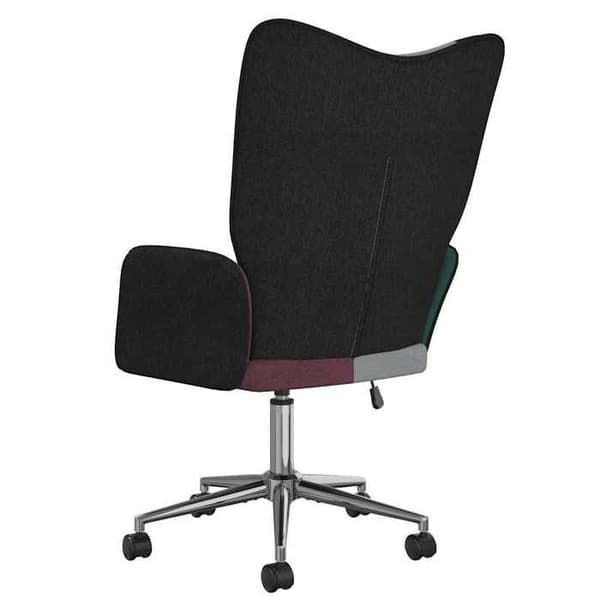vidaXL Relaxstol Relaxsäte Salongstol Avkopplingsstol Vardagsrum Sittplats Patchwork 328205