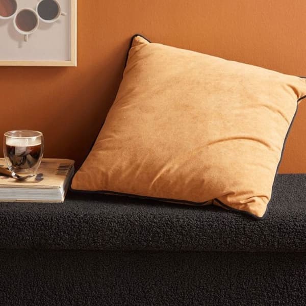 Coussin - IDAG - MATCHA - 45 x 45 cm - Sammet - Orange