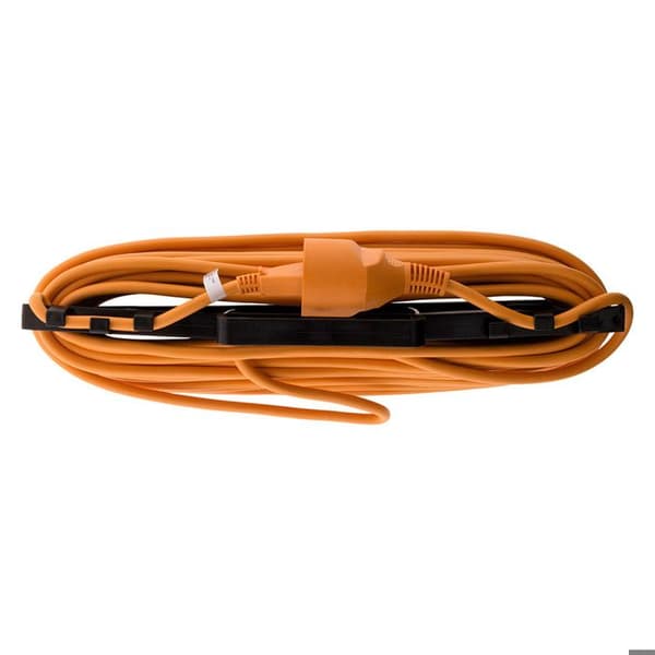 Förlängningssladd trädgård 2x1,5mm² 25m - Orange - Zenitech