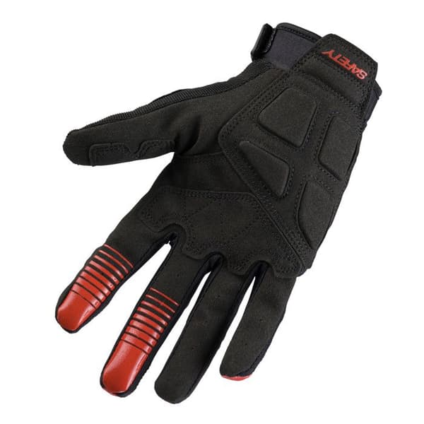 Kenny Safety motocrosshandskar - Röd - Storlek 9