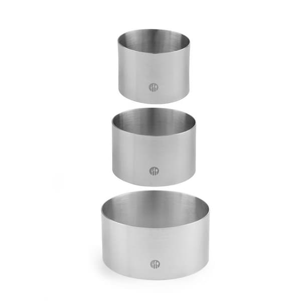 Rund nonnette (H)45mm - Hendi - Grå - l- L1- P- h45- Inox
