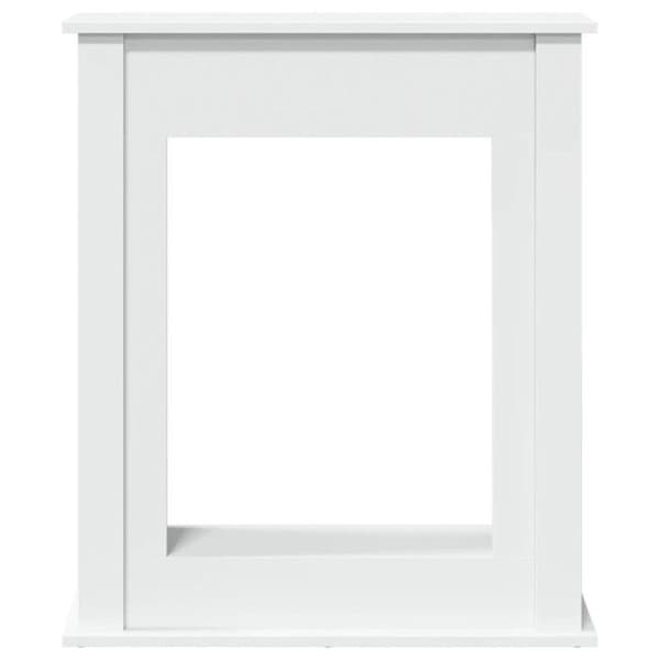 Vitt trädfot vit 75x20x87,5 cm ingenjörsträ