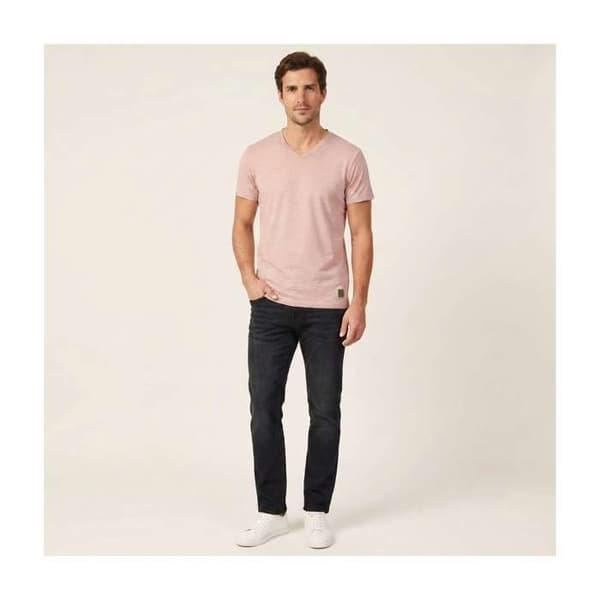Rak v-ringad t-shirt