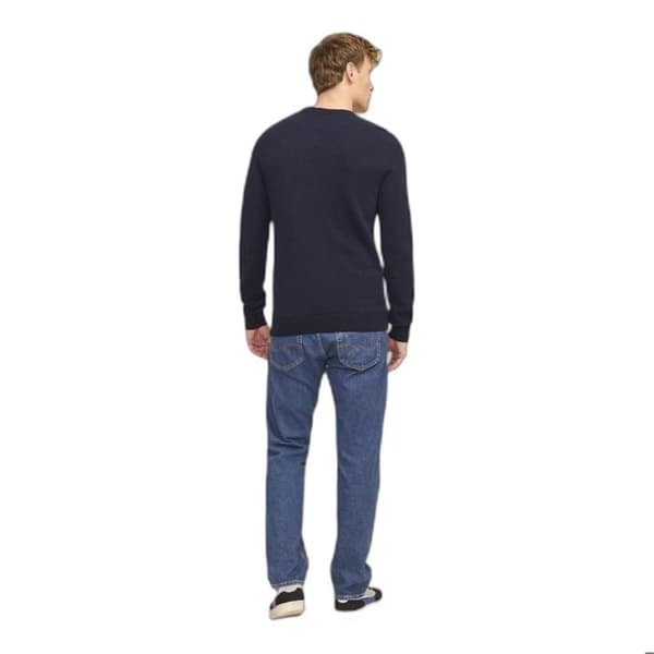 Jack & Jones Globe stickad tröja - mood indigo