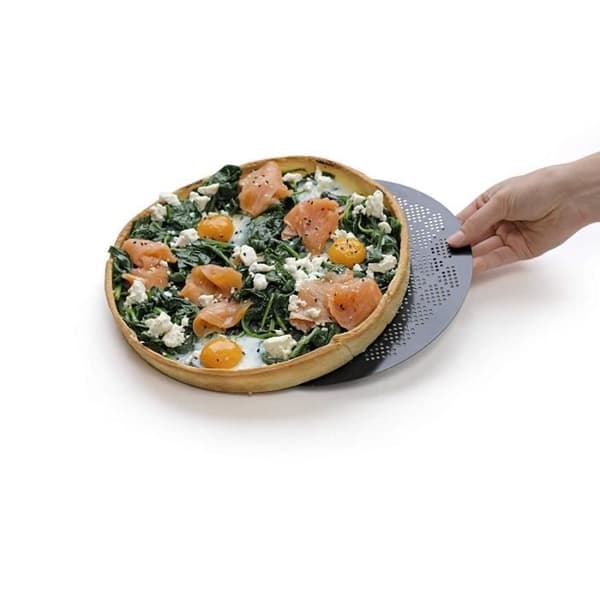 Kaiser perforerad quiche/pizzaform i rostfritt stål - 2300651576