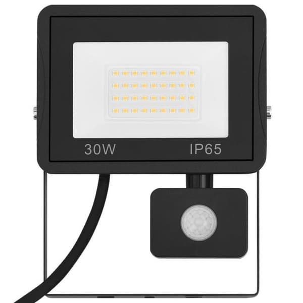 vidaXL LED-projektor med sensor 30 W Kallvit