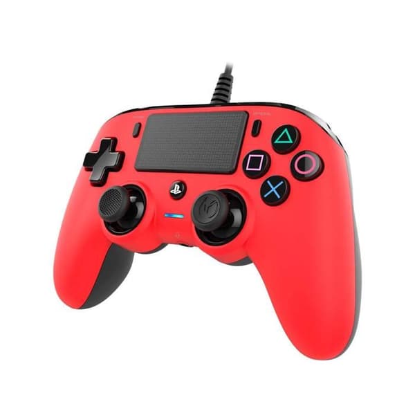 Spelkontroll - Nacon - Gaming Illuminated Compact Controller - Röd - Trådbunden - PS4
