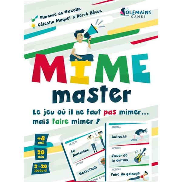 Olemains spel Mime Master familjespel