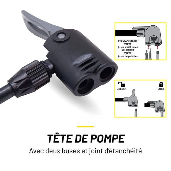 Dunlop Cykelpump 12Bar