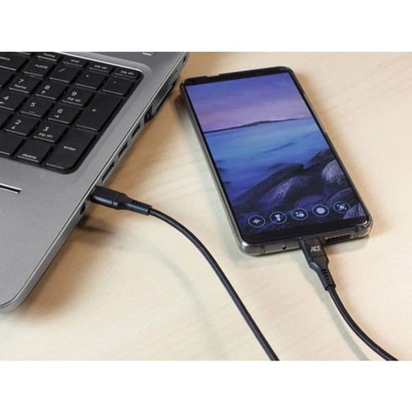 ACT USB 2.0 C hane - C hane laddnings-/datakabel 60 W - 1 m