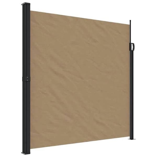 vidaXL Retractable sidokappa taupe 200x300 cm 4004364
