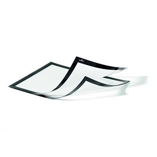 Displayramar - HÅLLBAR - Duraframe Magnetisk Plus - Paket med 2 - A4 - Svart