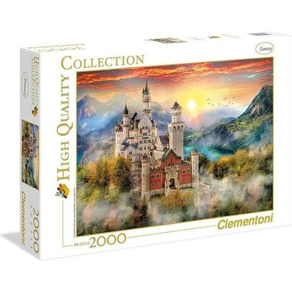 Pussel Neuschwanstein Castle - Clementoni - 2000 bitar - Arkitektur och monument