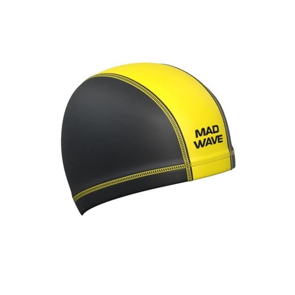 Mad Wave Lycra Duotone badmössa - gul - TU