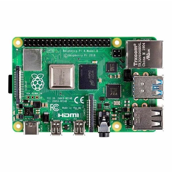 Raspberry Pi 4B, 4x 1,5 GHz, 4 GB RAM, WiFi & BT, SoC-Mini-Mainb 0,000000 Svart