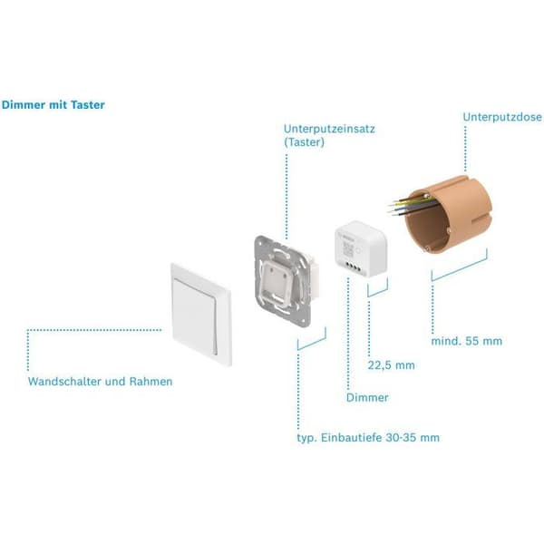 Ljusregulator - BOSCH - Smart Home - Intelligent dimmer - Belysningskontroll