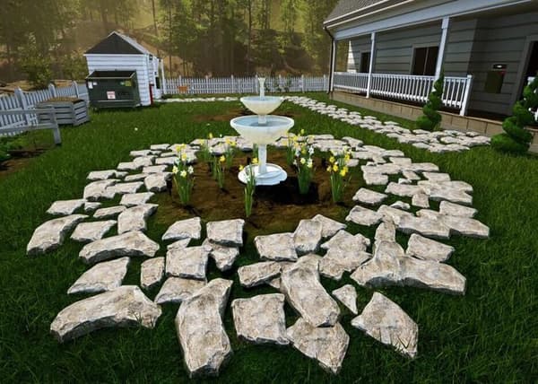 Spelkonsol - BARA FÖR SPEL - Garden Simulator PS4 - Vit - Standard - 1 handkontroll max