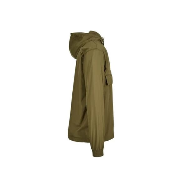 Bygg Ditt Varumärke Basic Pull Over Jacka Coupe-Vent, Oliv, XL Man