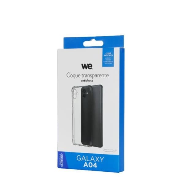Skyddsskal - WE - GALAXY A04 - Transparent - Stötabsorberande - Ultra-resistent