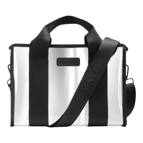 Axelväska - CASE-MATE - Mini Resebag - Vattentät - Silver krom - Kompakt