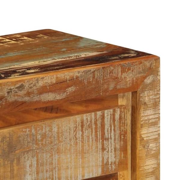 vidaXL Buffé 120x30x75 cm Återvunnet trä 247478