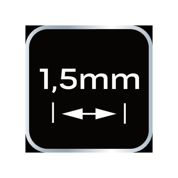 Kakelaccessoar - NEO TOOLS - Avståndskors - 1,5 mm - 100 st - Vit plast