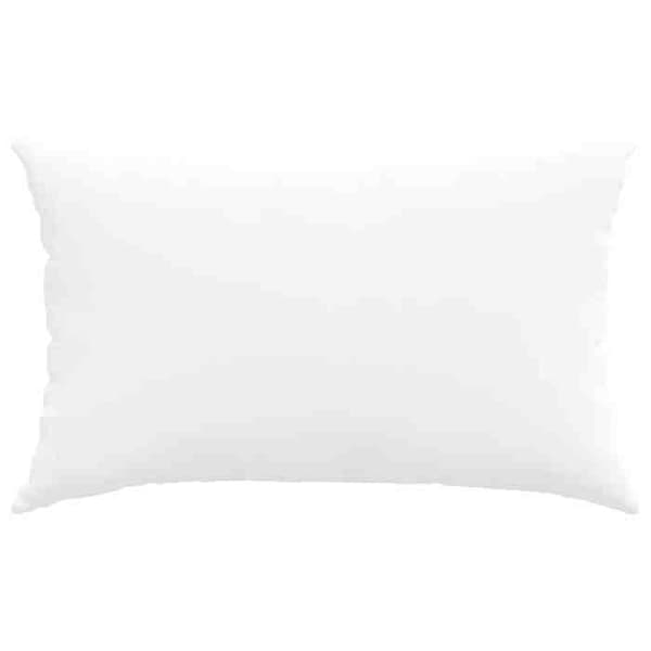 vidaXL Soffkuddar 2 st Vit 50 x 30 cm tyg 42013621