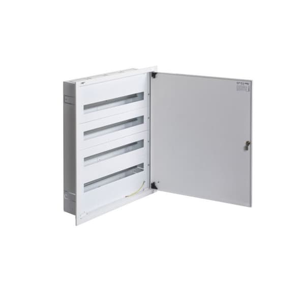Inbäddad distributionspanel - 4x24 moduler - Vit stål - IP30 KL-32641
