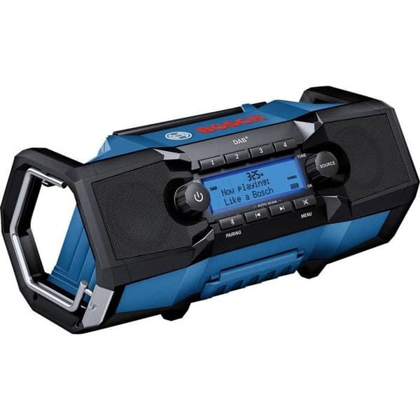 Byggplatsradio - BOSCH - GPB 18V-2 SC - DAB + - Bluetooth - 2 15 W högtalare
