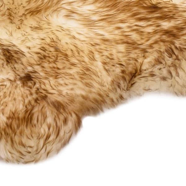 Fårskinnsmatta - NC - 60 x 180 cm - Brun - Rektangulär - Inomhus