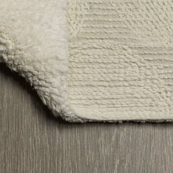 Badmatta - SEALSKIN - Pebbles Ivory - 60 x 90 cm - bomull